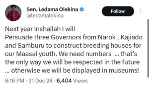 @Sen.Ledama Olekina on X